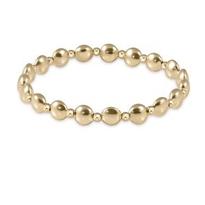 Enewton Honesty Gold Grateful Pattern 6mm Bracelet